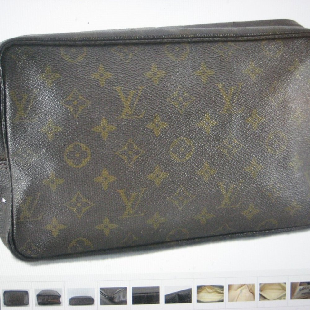 LV LOUIS VUITTON TOILETTRY CLUTCH POUCH BAG